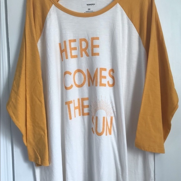 NWT -SO pullover tee with graphic design - Picture 2 of 6